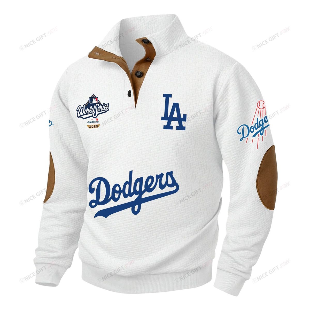 Los Angeles Dodgers Stand Collar Sweatshirt | Buy for only at THK BUY