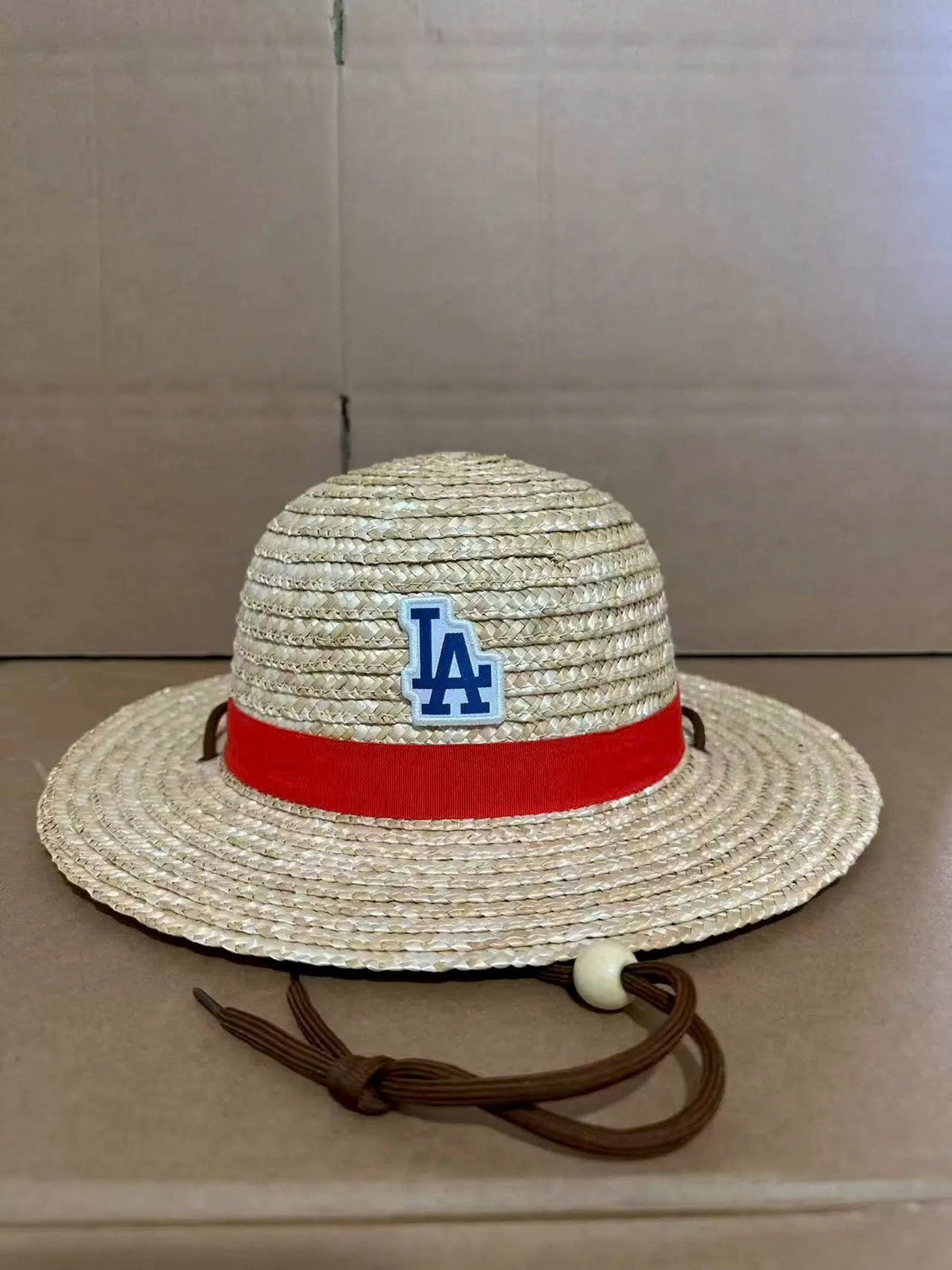 Los Angeles Dodgers LA x One Piece Logo Straw Hat - LeagueLockerGear