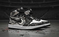 San Antonio Spurs Air Jordan 1 - Custom High Top Sneakers with Graphic Print - LeagueLockerGear