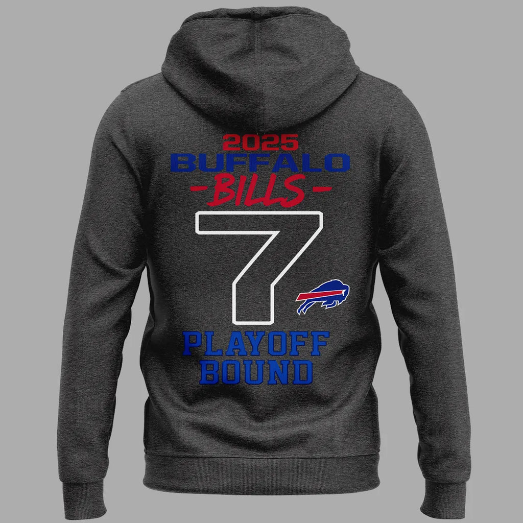 Buffalo Bills 2025 Playoffs Hoodie - Playoff Bound Billieve Fan Apparel - LeagueLockerGear