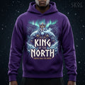 Minnesota Vikings King of the North Hoodie - NFL Fan Sweatshirt - LeagueLockerGear