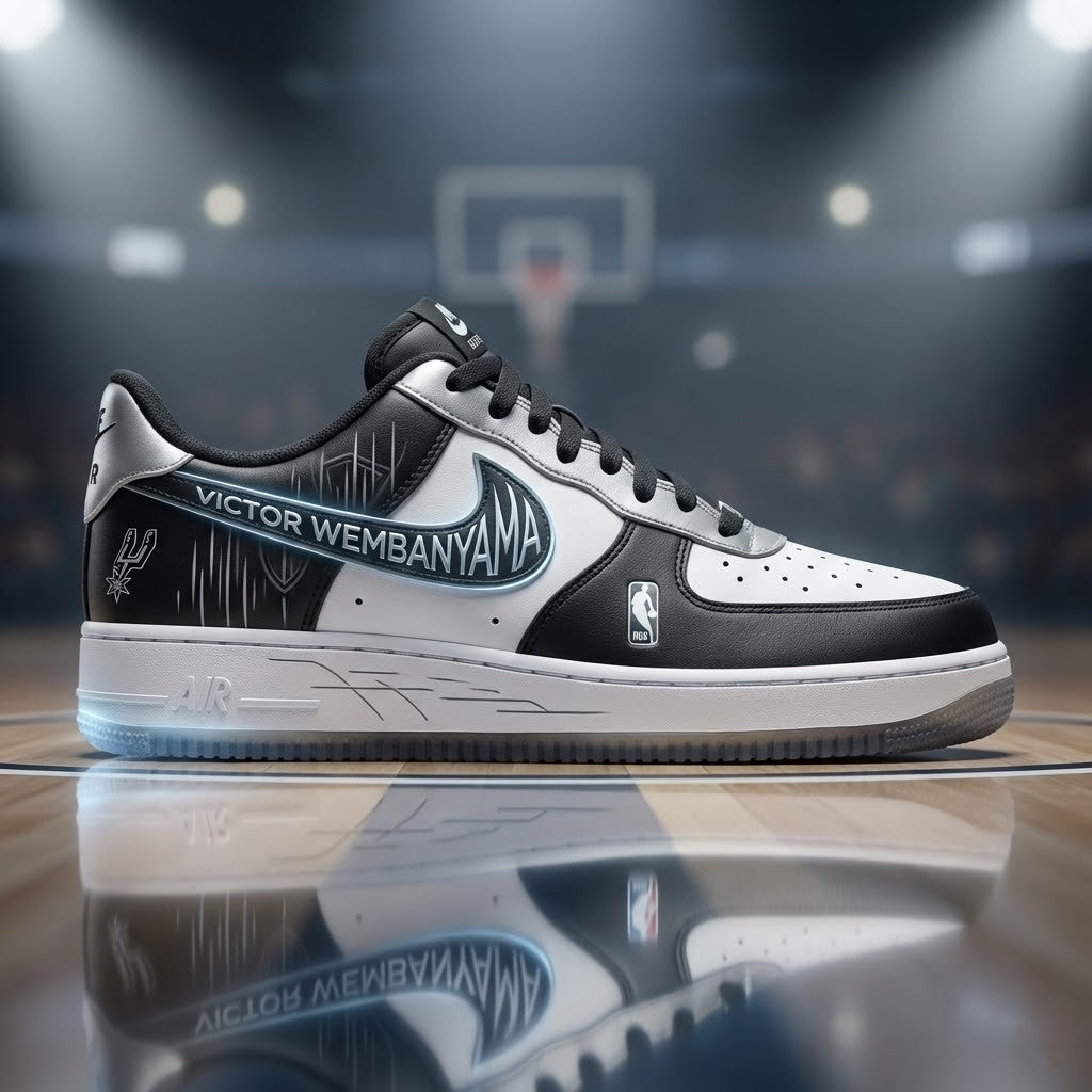 Victor Wembanyama San Antonio Spurs Nike Air Force 1 Sneakers - LeagueLockerGear
