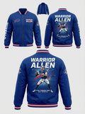 Buffalo Bills Josh Allen Bomber Jacket - Men's Warrior Tribute Bomber Jacket - LeagueLockerGear