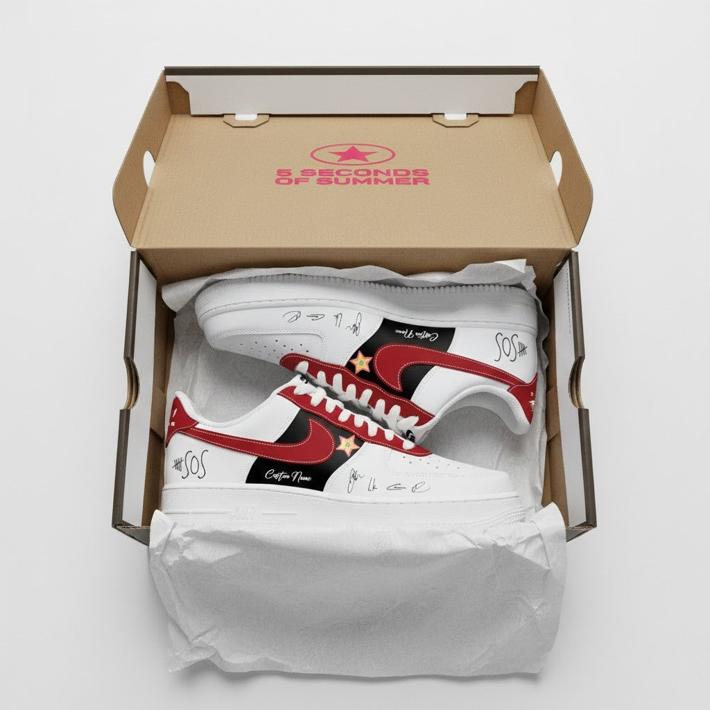 5SOS EVERYONE’S A STAR! World Tour AF1 Shoes - LeagueLockerGear