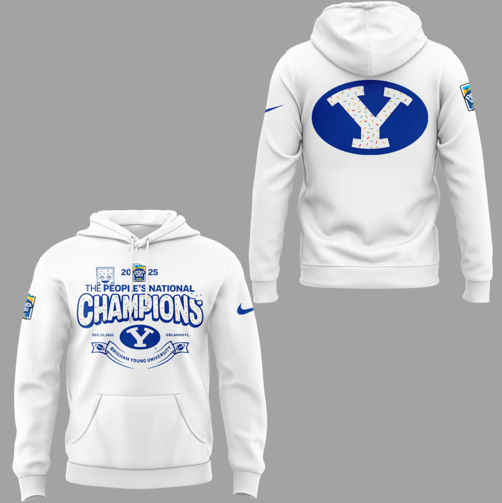 Brigham Young University Cougars Pop-Tarts Bowl Hoodie - 2025 The People's National Champions Fan Sweatshirt - LeagueLockerGear