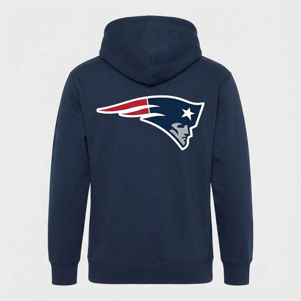 Drake Maye 5 TD Passes New England Patriots Hoodie - LeagueLockerGear
