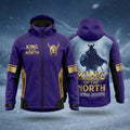 Minnesota Vikings King Of The North 3D WATERPROOF JACKET - LeagueLockerGear