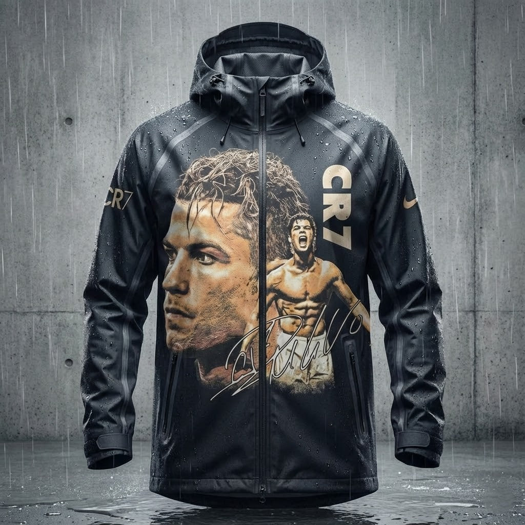 Cristiano Ronaldo CR7 3D WATERPROOF JACKET - LeagueLockerGear