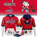 Washington Capitals Peanuts Hoodie - Snoopy Hockey 3D Apparel - LeagueLockerGear
