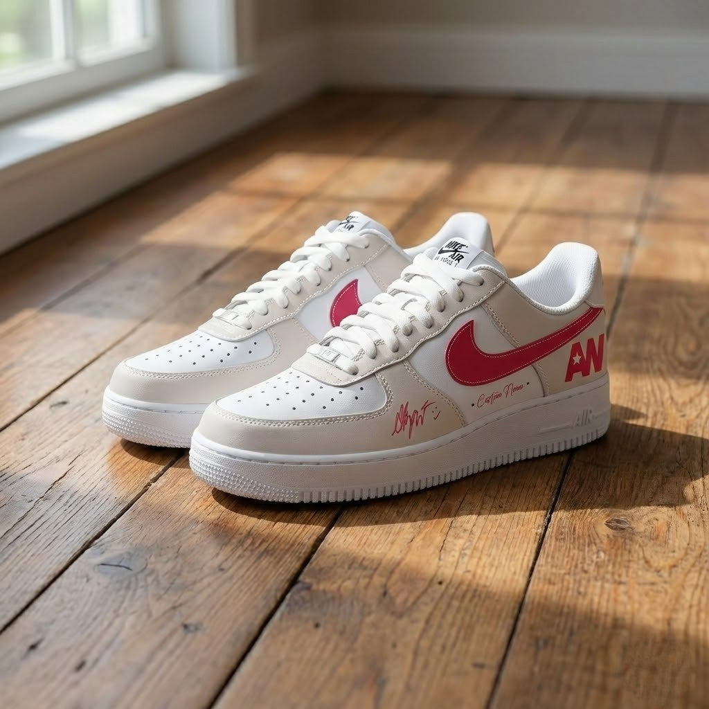 Alex Warren Lil Orphan finding family on the road Custom AF1 Shoes - LeagueLockerGear