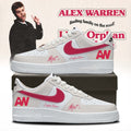 Alex Warren Lil Orphan finding family on the road Custom AF1 Shoes - LeagueLockerGear