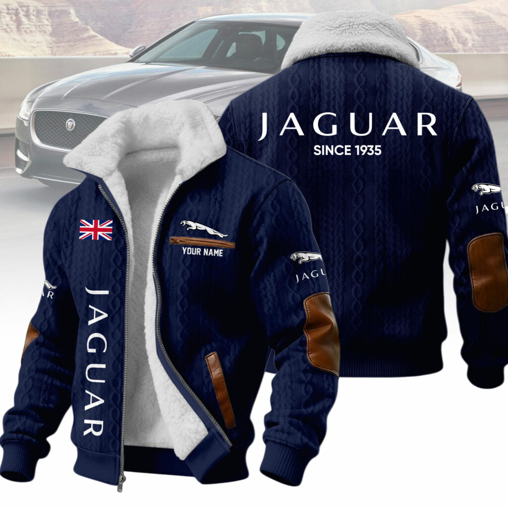 Personalized Jaguar Fleece Jacket - LeagueLockerGear