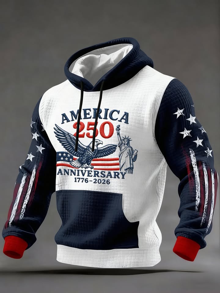 America 250 Anniversary 1776-2026 Hoodie - LeagueLockerGear
