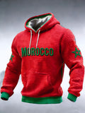 Morocco Moroccan Star Emblem Hoodie - LeagueLockerGear