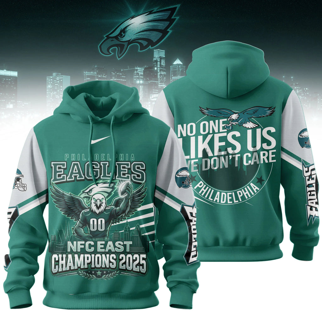 Philadelphia Eagles NFC East Champions Hoodie 2025 - LeagueLockerGear