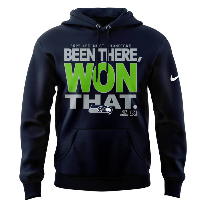 Seattle Seahawks NFC West Champions Hoodie 2025 - LeagueLockerGear