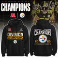 Pittsburgh Steelers 2025 AFC North Division Champions Hoodie - LeagueLockerGear