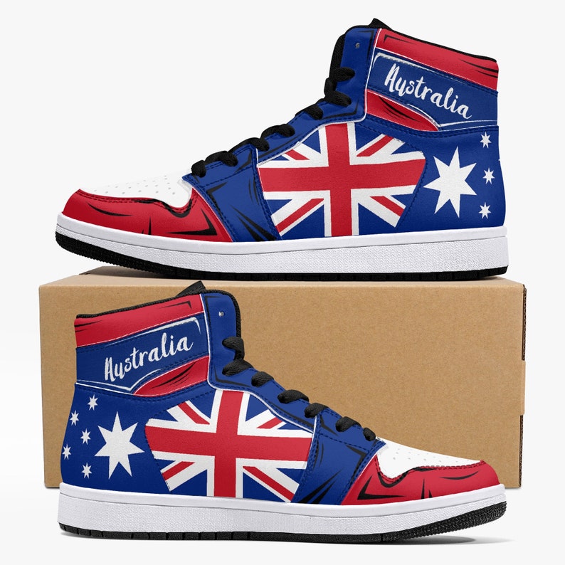 Australia Australian Flag High Top Shoes - LeagueLockerGear