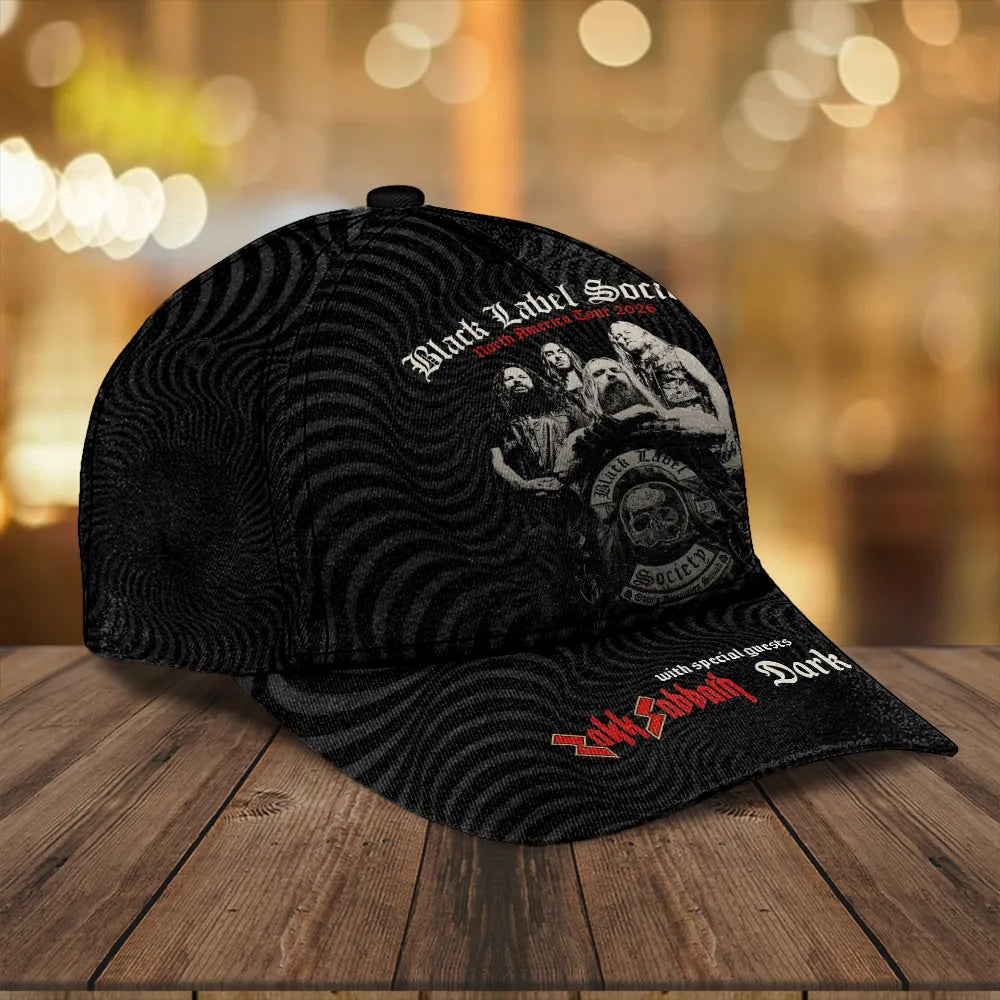 Black Label Society North America Tour 2026 with Zakk Sabbath and Dark Chapel Baseball Cap - LeagueLockerGear