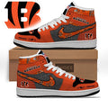 Cincinnati Bengals Personalized Name High Top Shoes - LeagueLockerGear