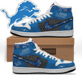 Detroit Lions Custom Name High Top Sneakers - LeagueLockerGear