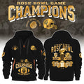 Indiana Hoosiers Rose Bowl Game Champions 3D Hoodie - LeagueLockerGear