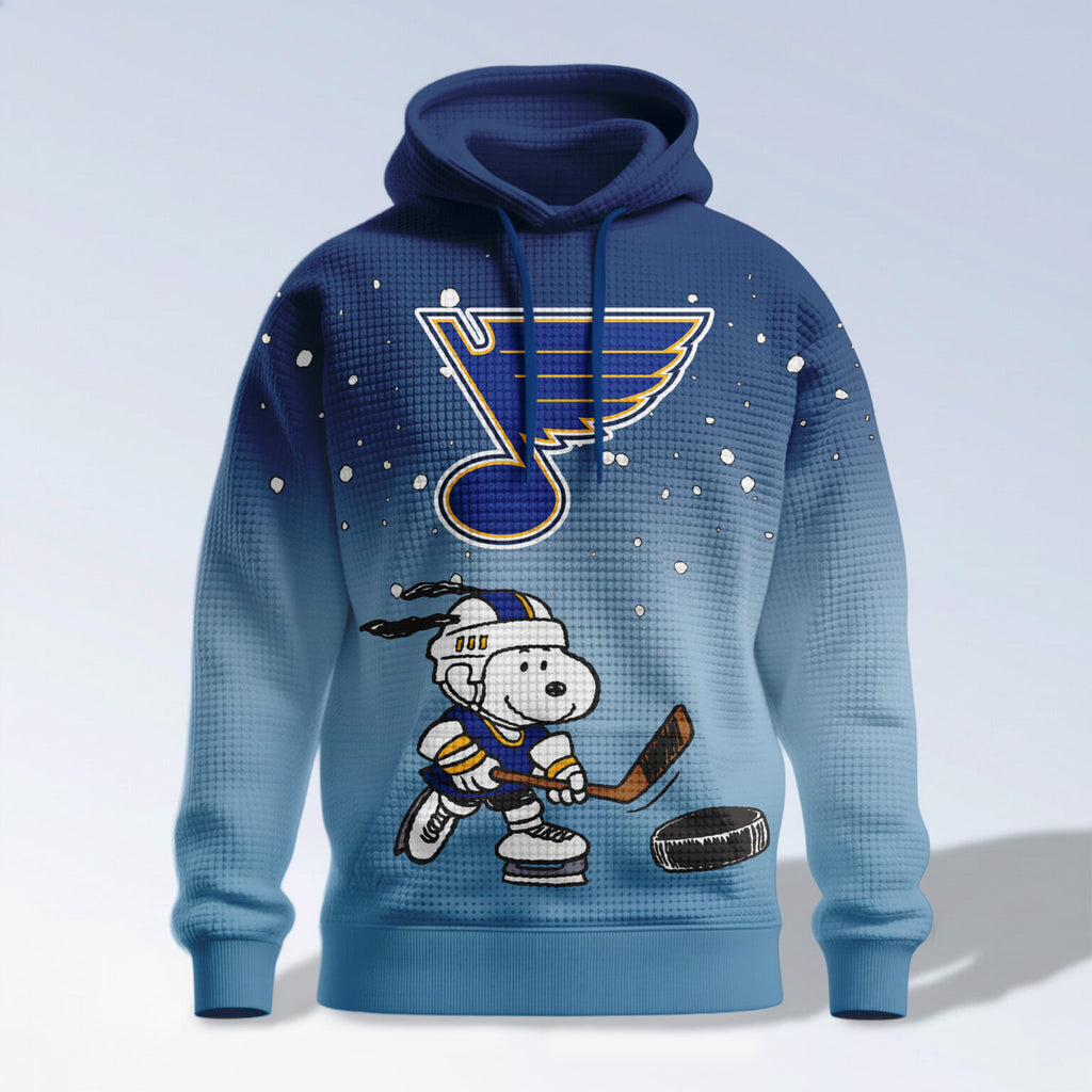 St. Louis Blues Snoopy Peanuts Hockey 3D Hoodie - LeagueLockerGear