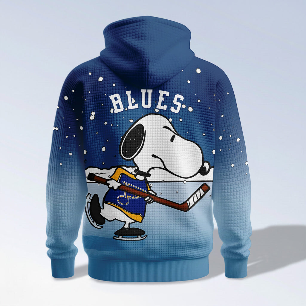 St. Louis Blues Snoopy Peanuts Hockey 3D Hoodie - LeagueLockerGear