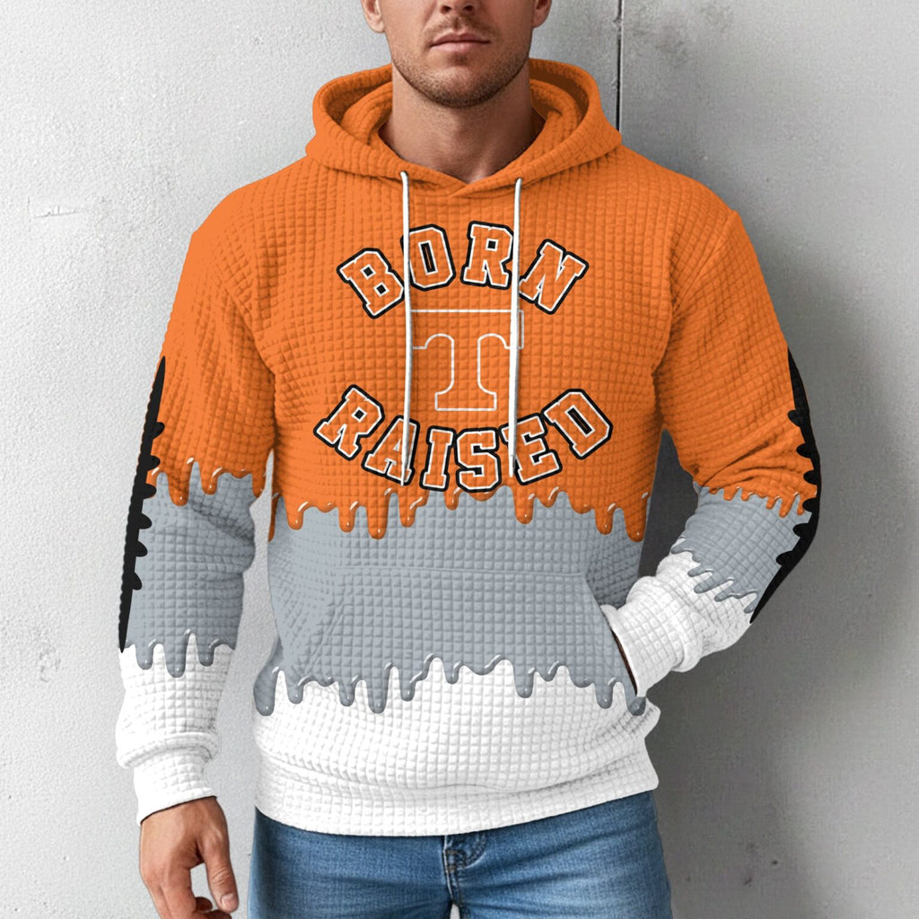 Tennessee Volunteers Born and Raised I Bleed Volunteer Orange 3D Hoodie - LeagueLockerGear
