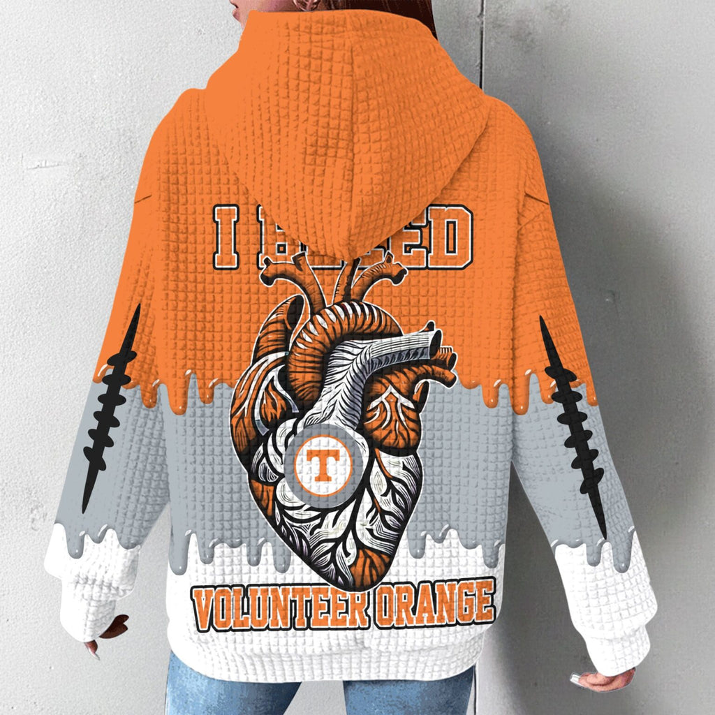 Tennessee Volunteers Born and Raised I Bleed Volunteer Orange 3D Hoodie - LeagueLockerGear