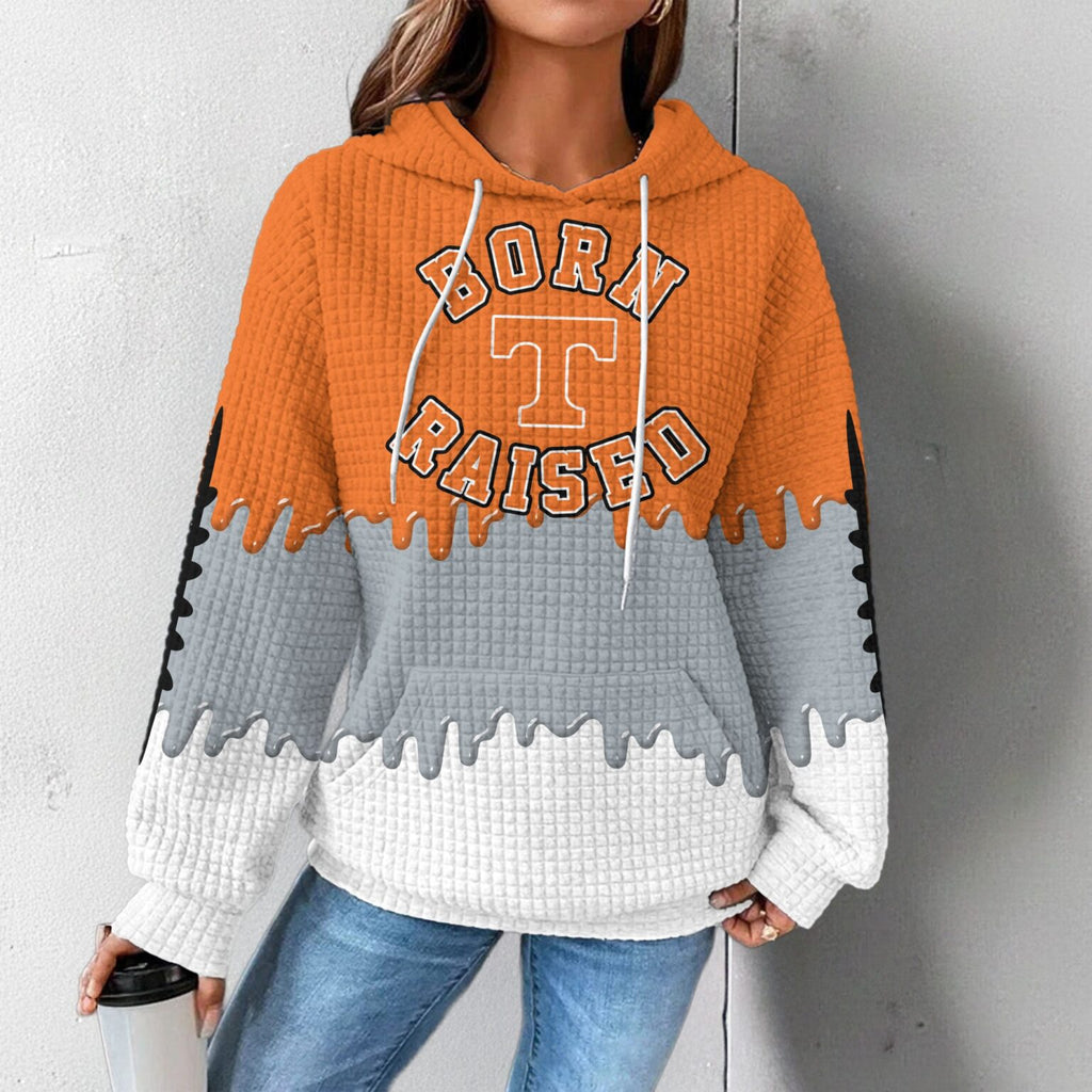 Tennessee Volunteers Born and Raised I Bleed Volunteer Orange 3D Hoodie - LeagueLockerGear
