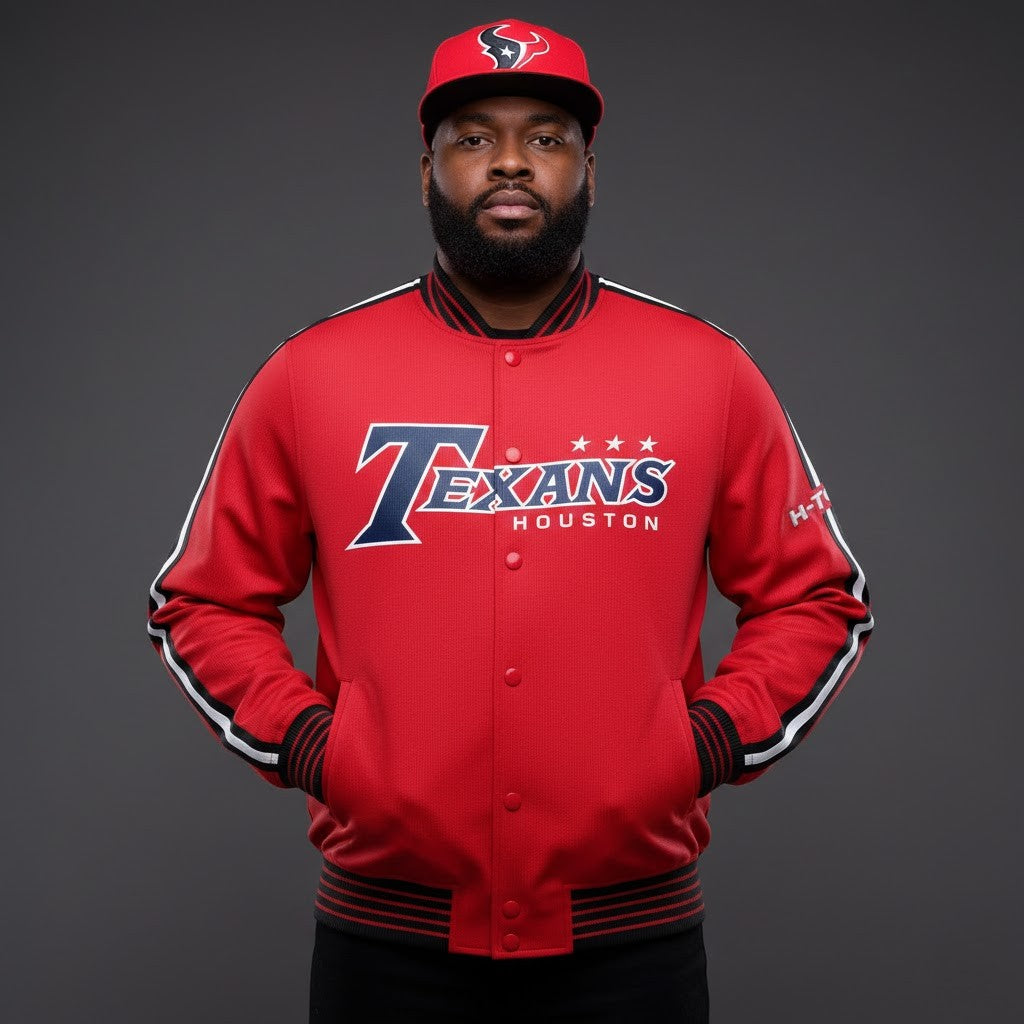 Houston Texans H-TOWN Bomber Jacket - LeagueLockerGear