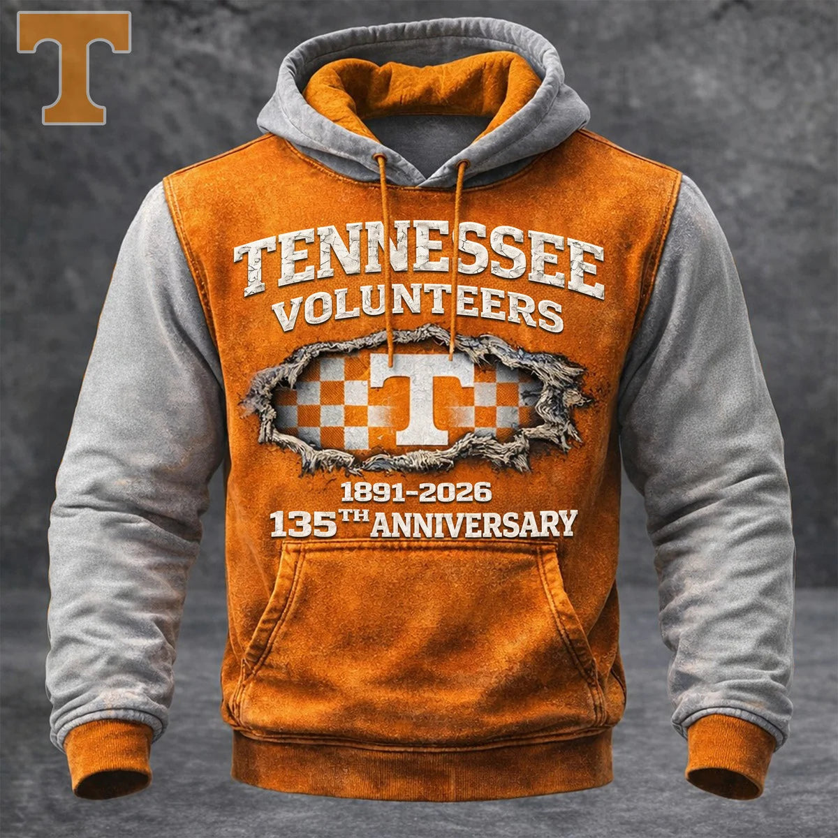 Tennessee Volunteers 135th Anniversary 1891-2026 Hoodie - LeagueLockerGear