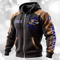 Baltimore Ravens 30th Anniversary Zip Hoodie - LeagueLockerGear