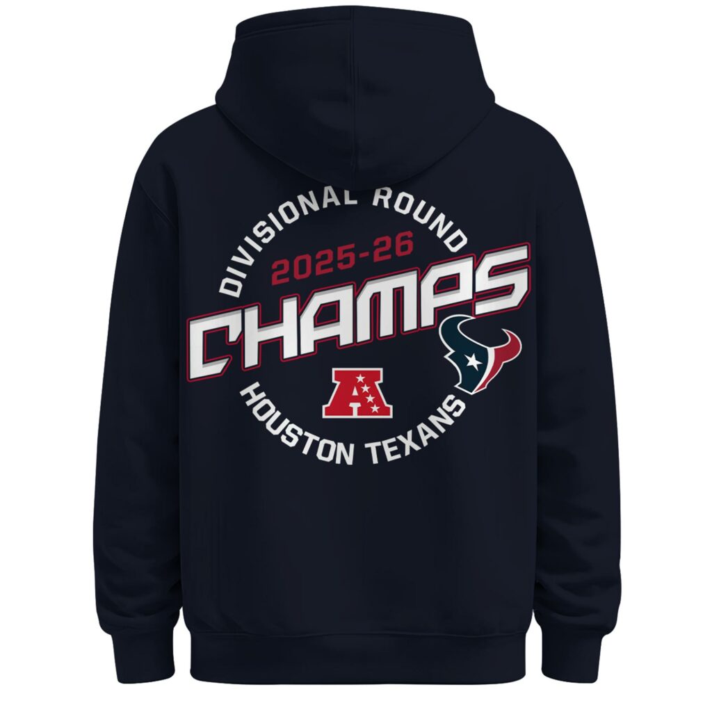 Houston Texans 2025-26 Divisional Play Off Champs Hoodie - LeagueLockerGear