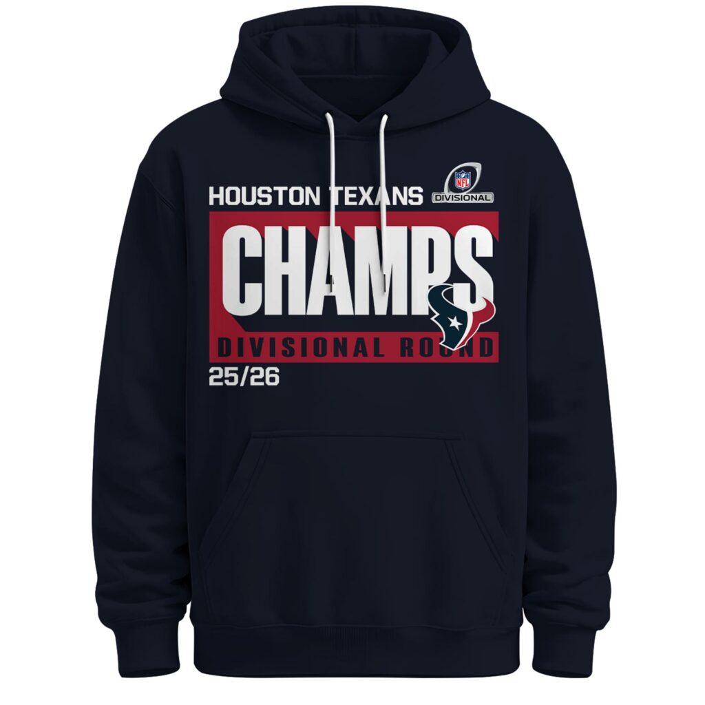 Houston Texans 2025-26 Divisional Play Off Champs Hoodie - LeagueLockerGear