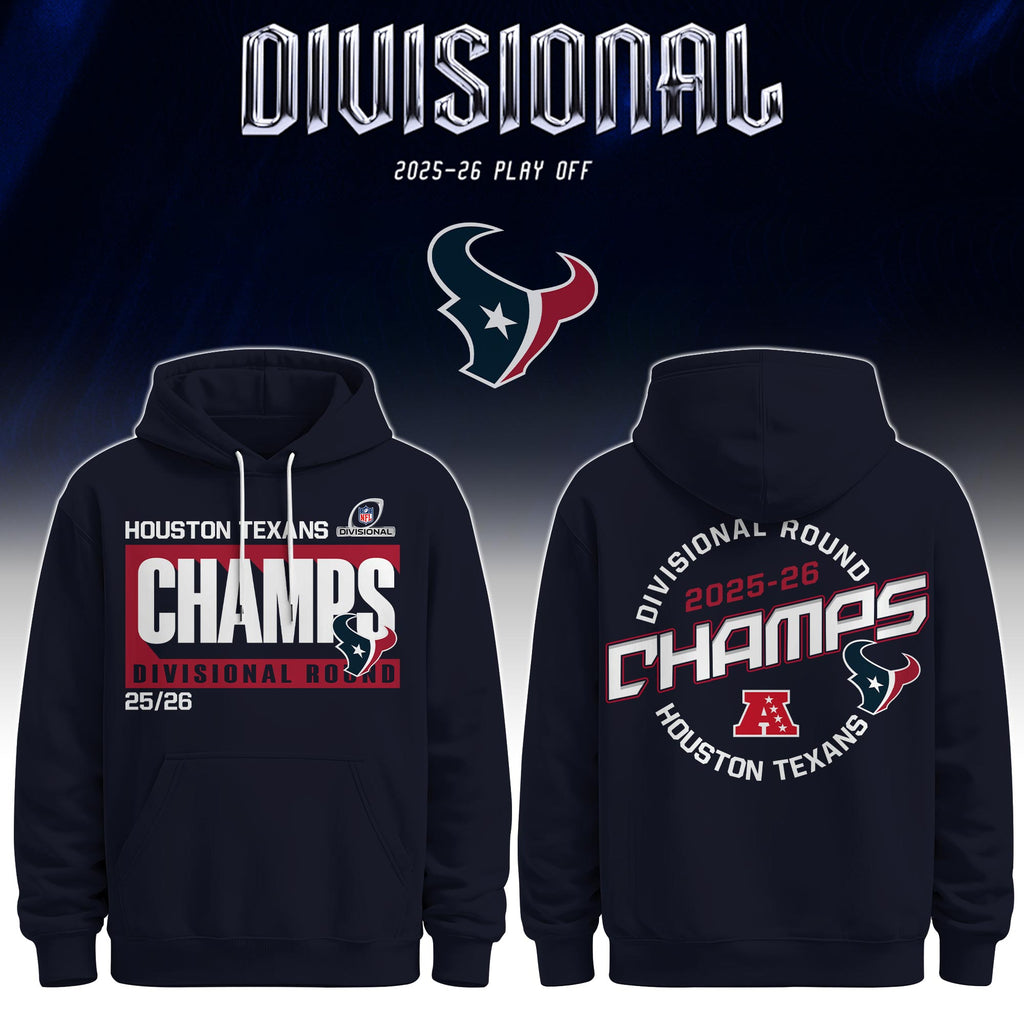 Houston Texans 2025-26 Divisional Play Off Champs Hoodie - LeagueLockerGear