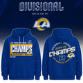 Los Angeles Rams Divisional Round Champs 2025-26 Hoodie - LeagueLockerGear