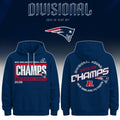 New England Patriots Divisional Round Champs 2025-26 Play Off Hoodie - LeagueLockerGear