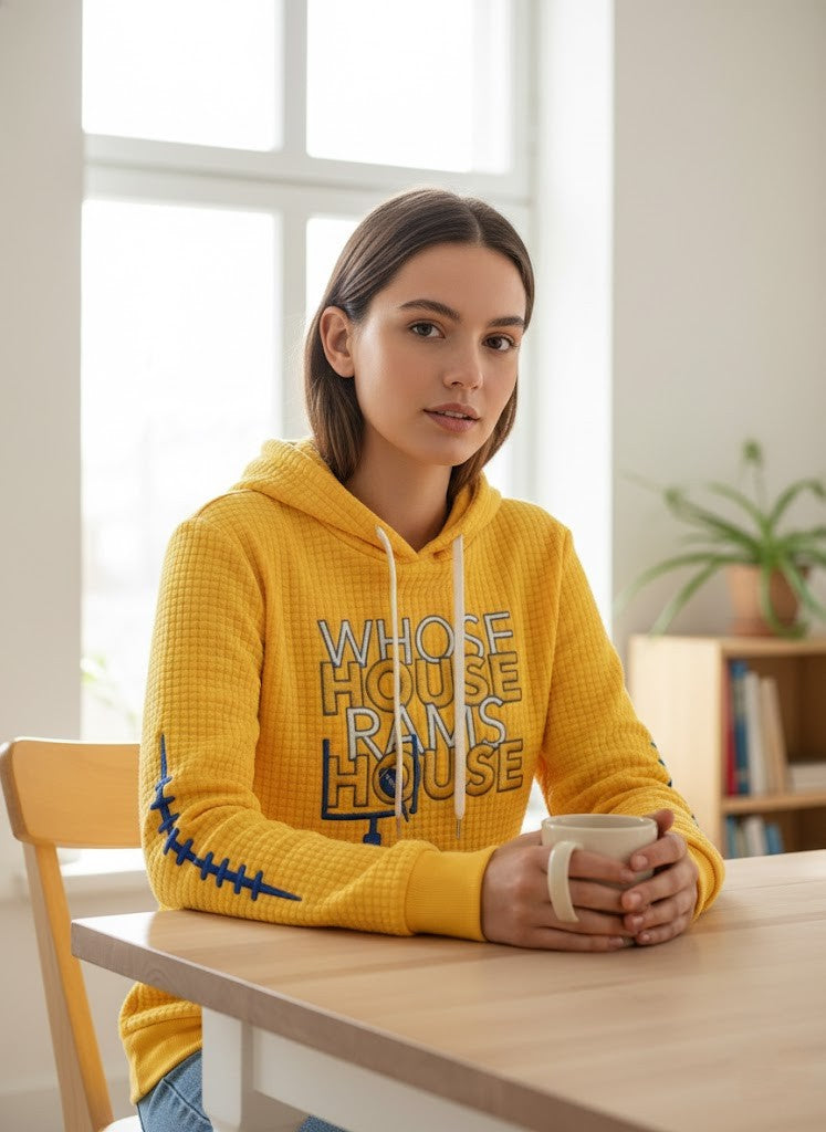 Los Angeles Rams Whose House Rams House Hoodie - LeagueLockerGear