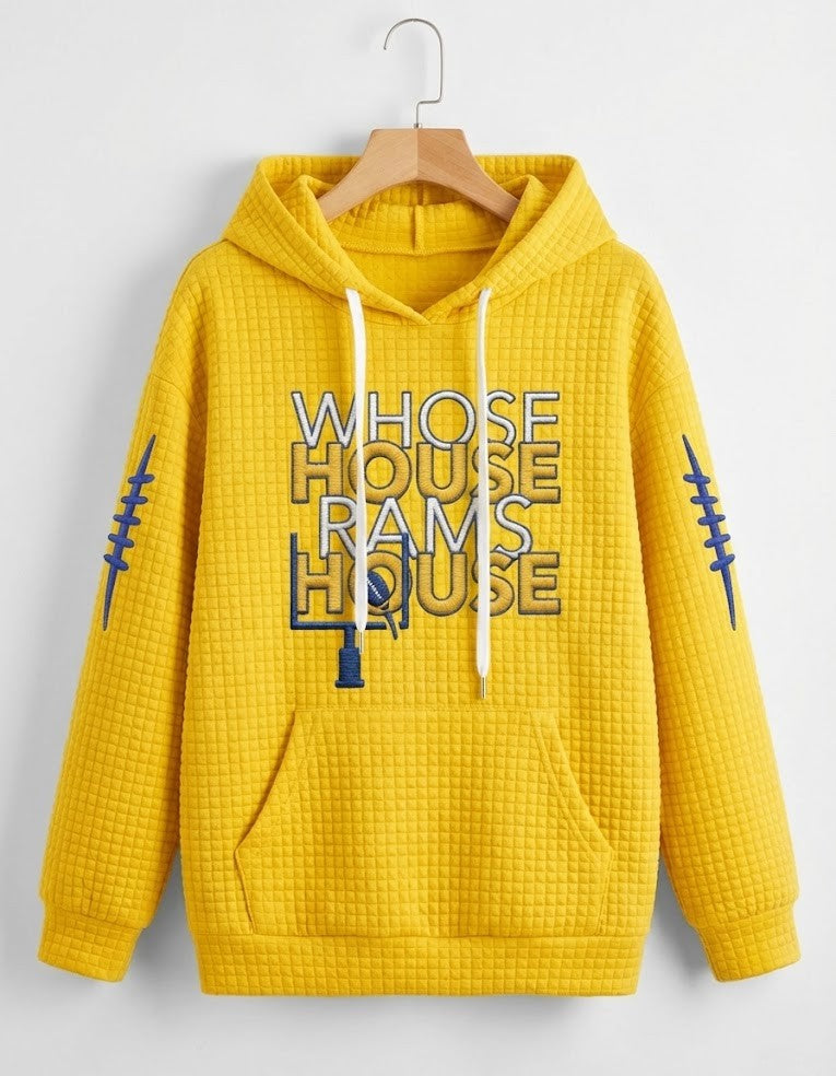 Los Angeles Rams Whose House Rams House Hoodie - LeagueLockerGear