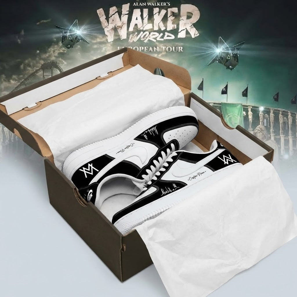 Alan Walker Walker World European Tour Custom Air Force 1 - LeagueLockerGear