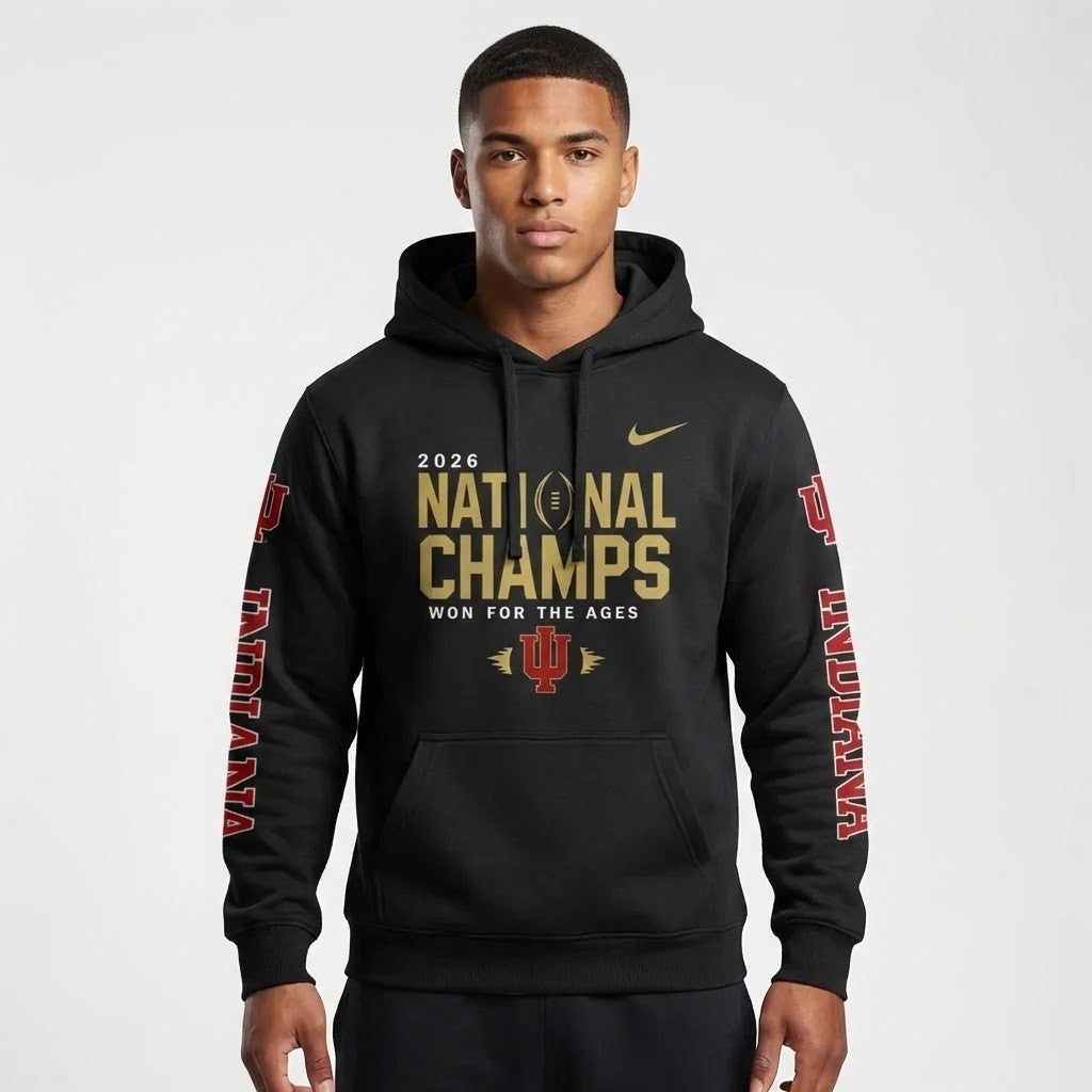Indiana Hoosiers 2026 National Champs Haters Gonna Hate Hoodie - LeagueLockerGear