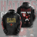 Indiana Hoosiers 2026 National Champs Haters Gonna Hate Hoodie - LeagueLockerGear