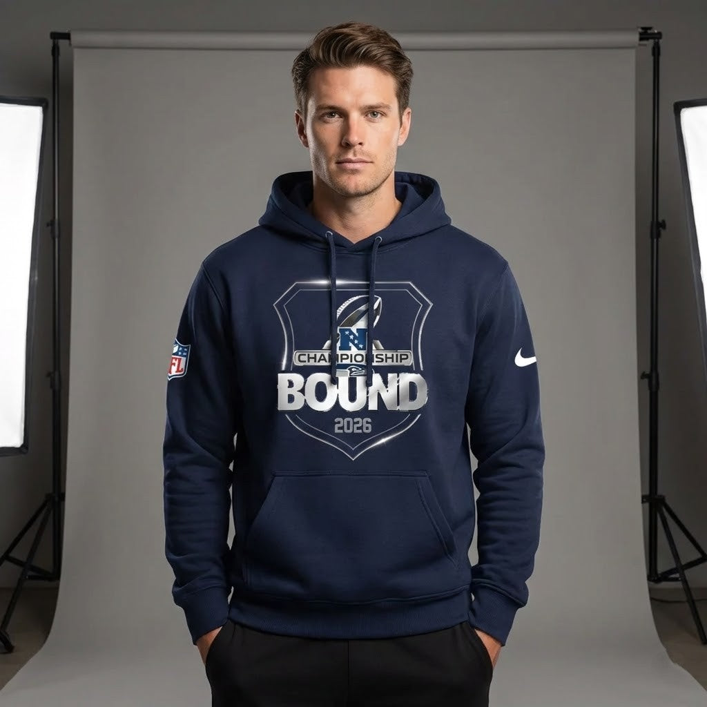 Seattle Seahawks 2026 NFC Championship Bound Hoodie - LeagueLockerGear