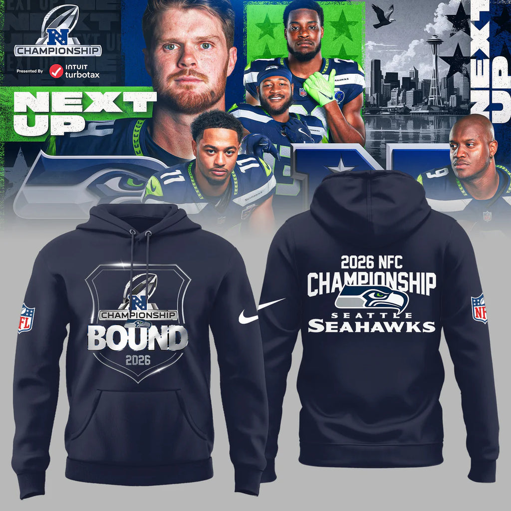 Seattle Seahawks 2026 NFC Championship Bound Hoodie - LeagueLockerGear