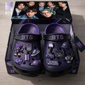 BTS Army Crocs Clogs With Charms - LeagueLockerGear