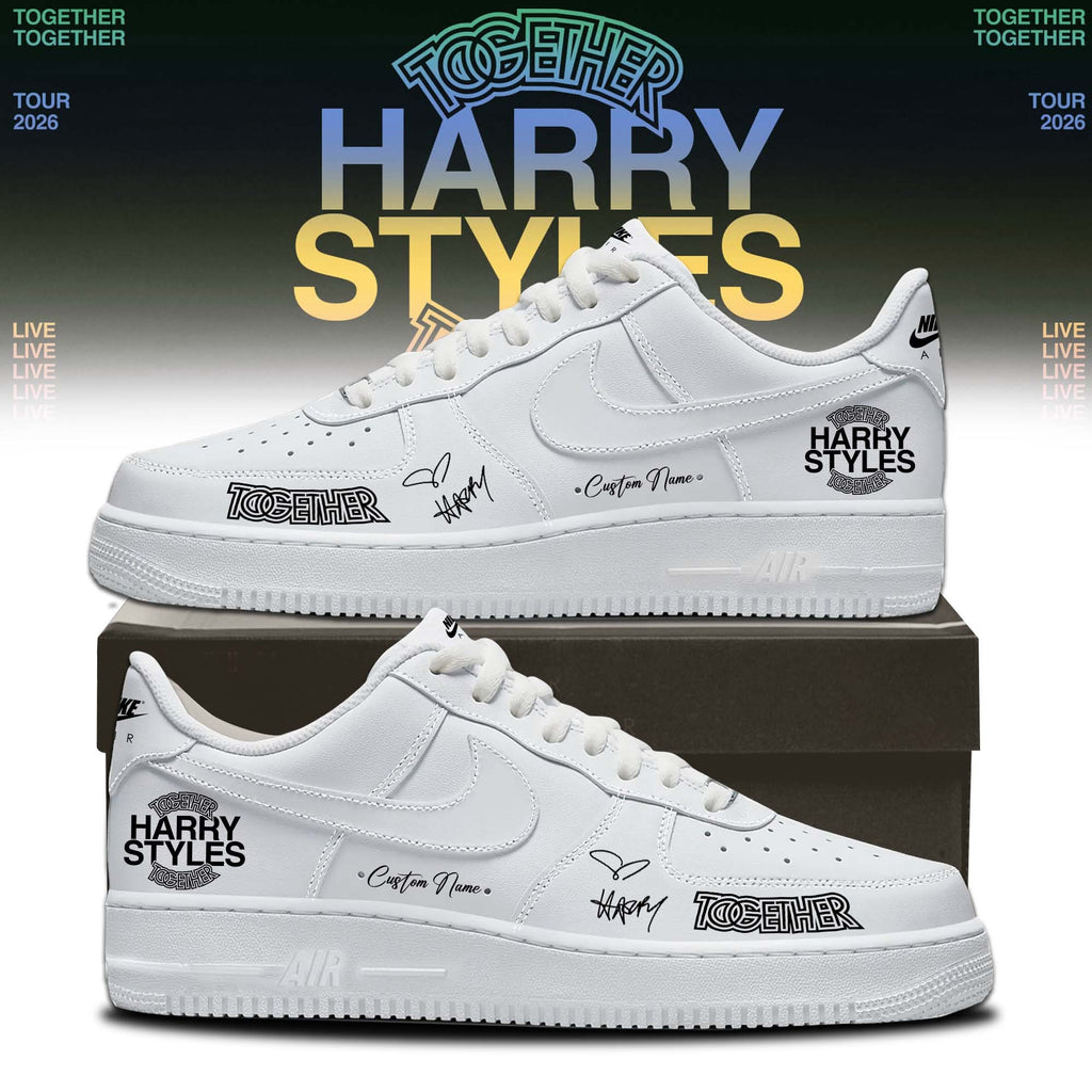 Harry Styles Together Tour 2026 Custom Air Force 1 - LeagueLockerGear