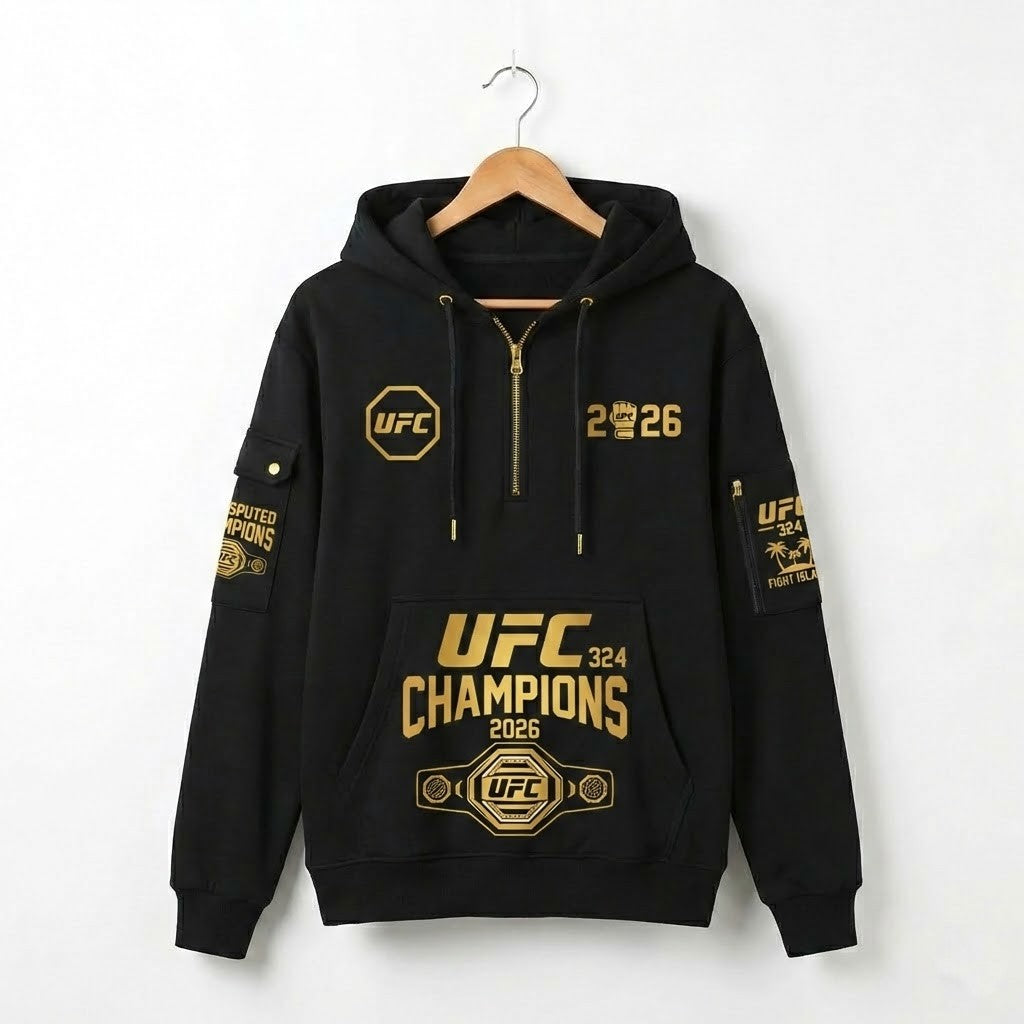 UFC 324 Champions 2026 Hoodie - LeagueLockerGear