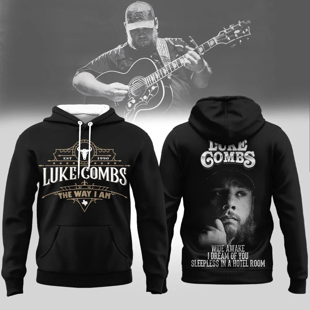 Luke Combs The Way I Am Wide Awake I Dream Of You Hoodie - LeagueLockerGear